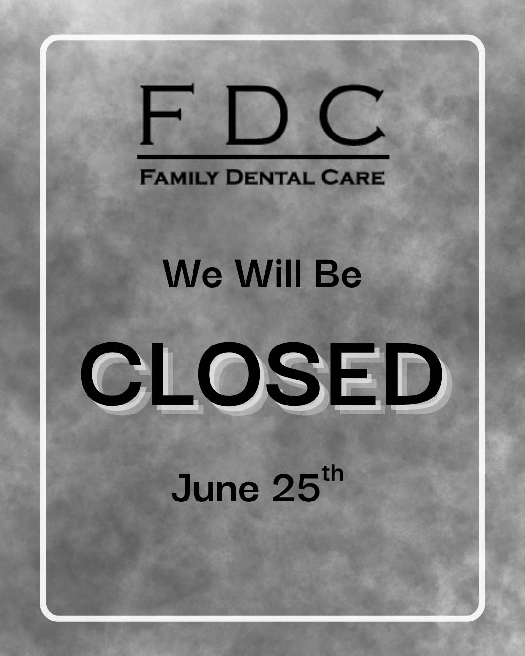 FDC Office Closed